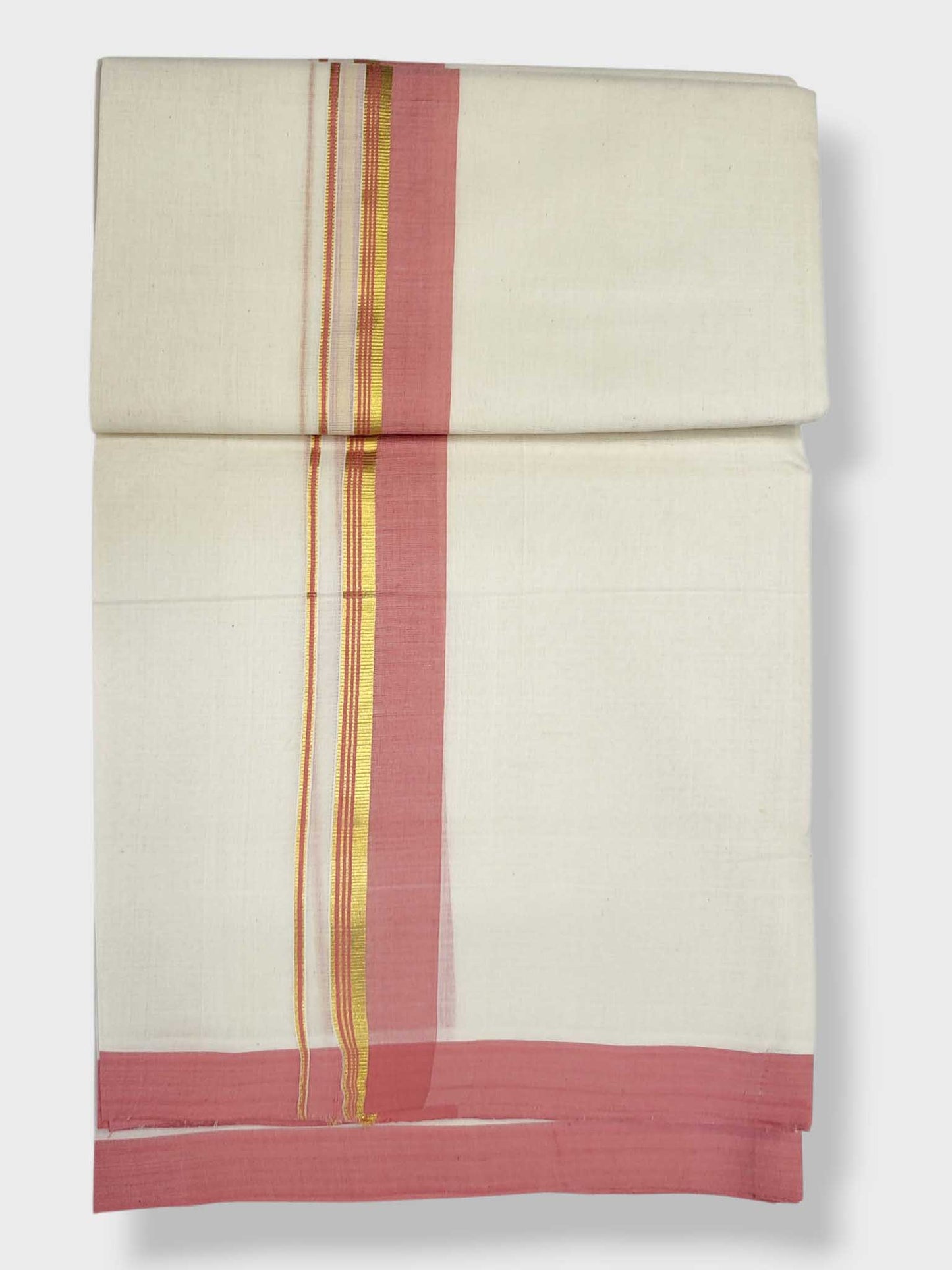 Kerala Balaramapuram Pure Cotton Handloom Mundu/Dhoti