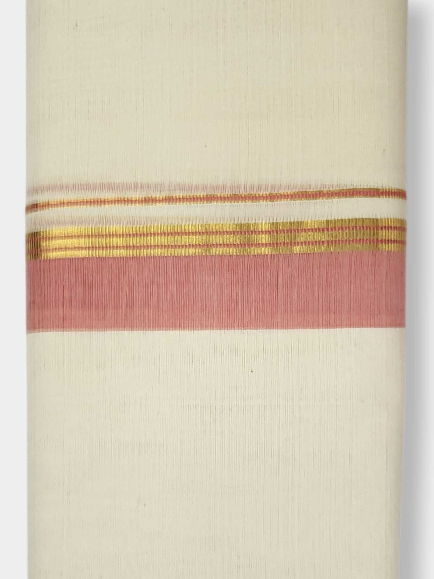 Kerala Balaramapuram Pure Cotton Handloom Mundu/Dhoti