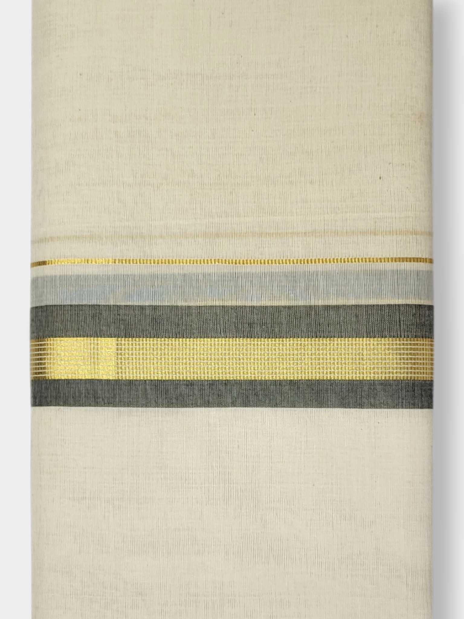 Kerala Balaramapuram Pure Cotton Handloom Mundu/Dhoti