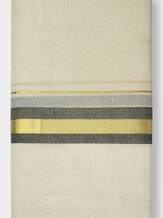Kerala Balaramapuram Pure Cotton Handloom Mundu/Dhoti
