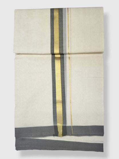 Kerala Balaramapuram Pure Cotton Handloom Mundu/Dhoti