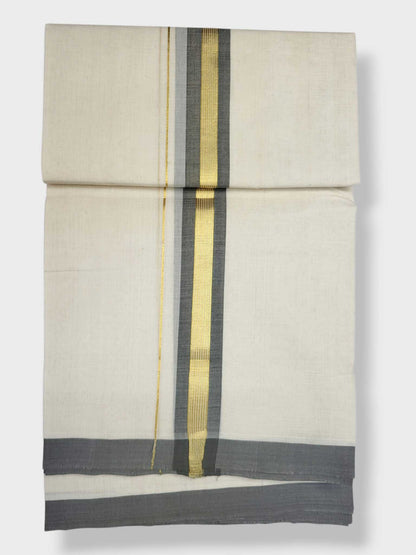 Kerala Balaramapuram Pure Cotton Handloom Mundu/Dhoti