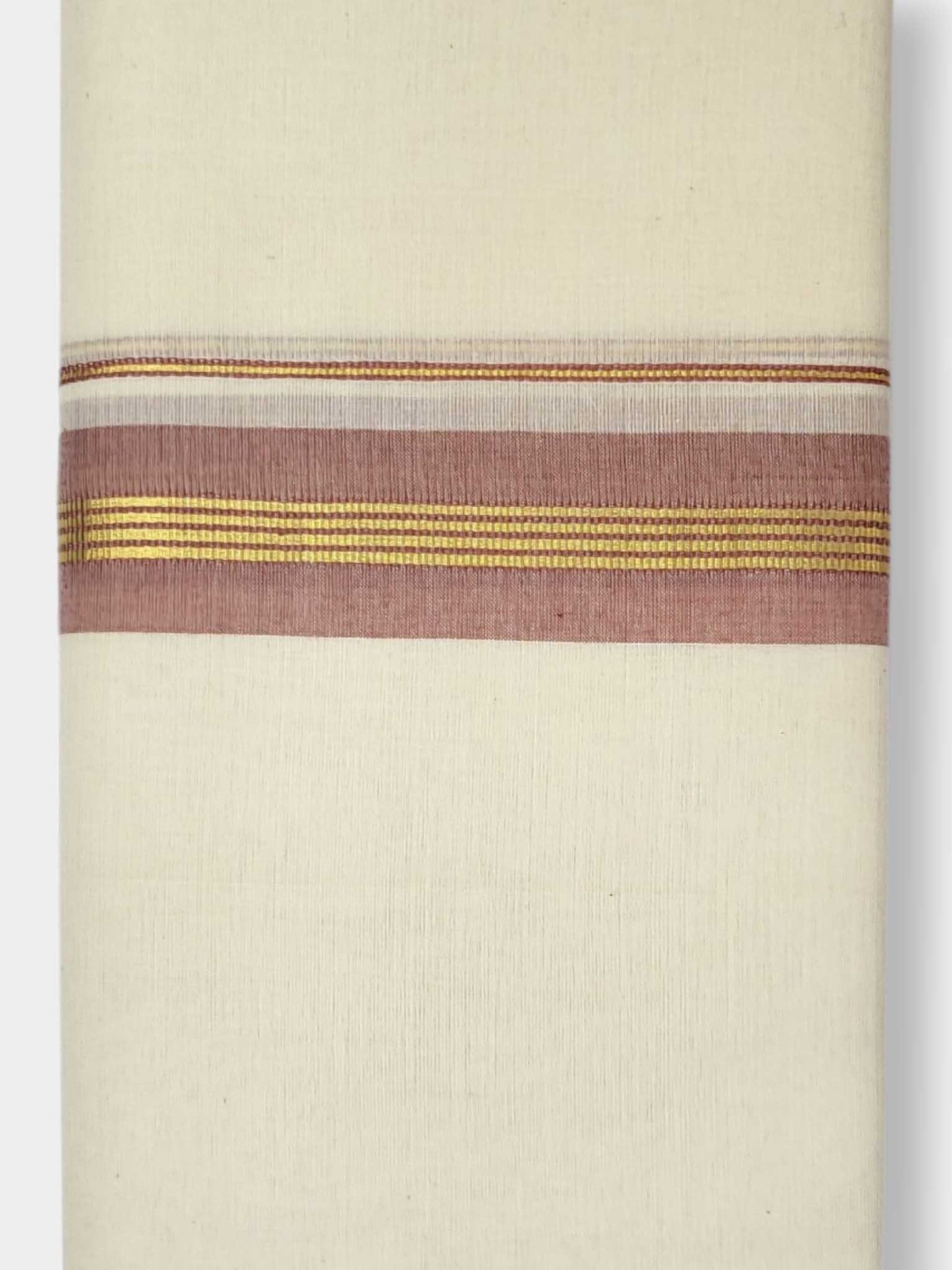 Kerala Balaramapuram Pure Cotton Handloom Mundu/Dhoti