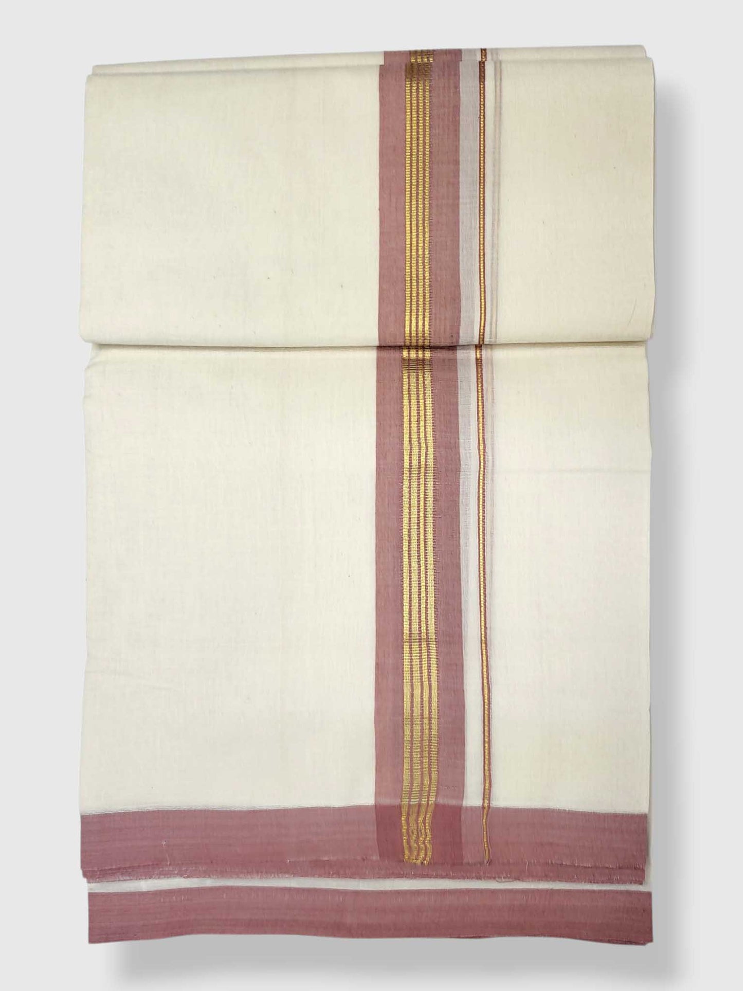 Kerala Balaramapuram Pure Cotton Handloom Mundu/Dhoti