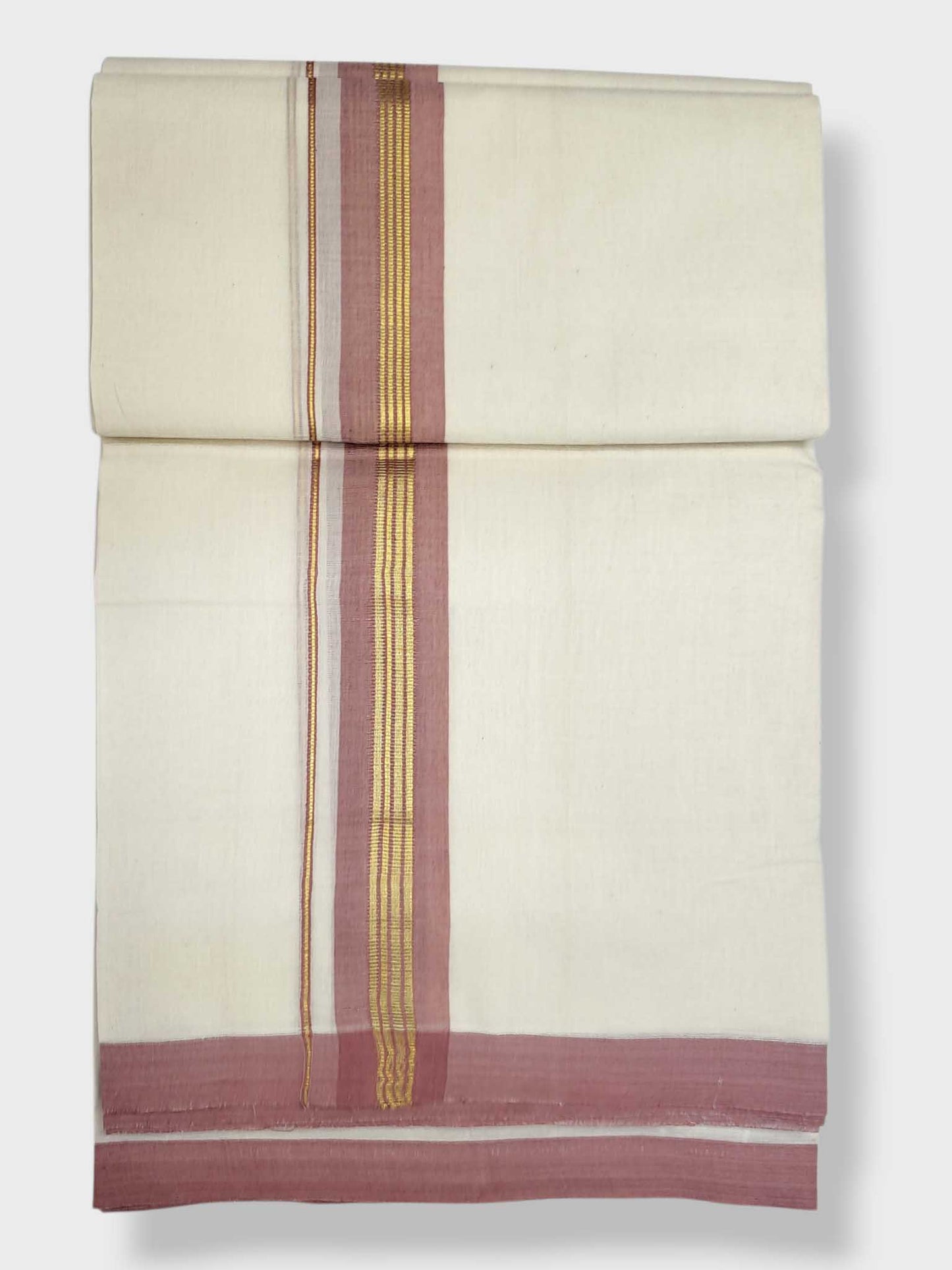 Kerala Balaramapuram Pure Cotton Handloom Mundu/Dhoti