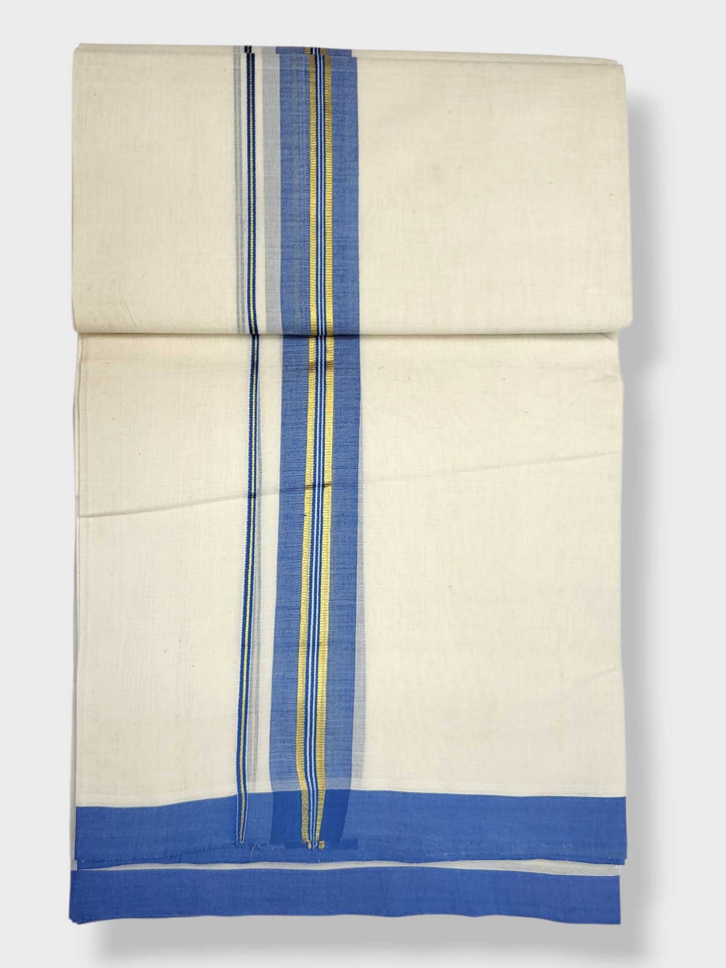 Kerala Balaramapuram Pure Cotton Handloom Mundu/Dhoti