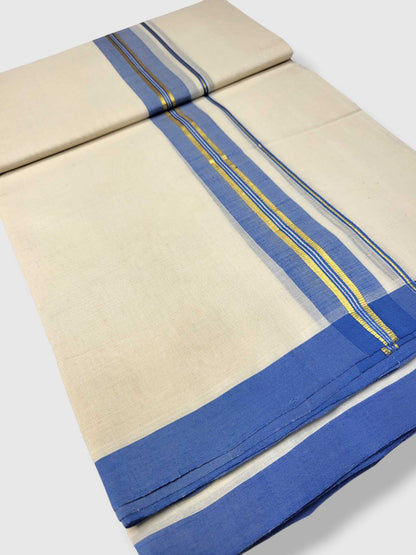 Kerala Balaramapuram Pure Cotton Handloom Mundu/Dhoti