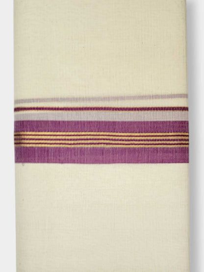 Kerala Balaramapuram Pure Cotton Handloom Mundu/Dhoti