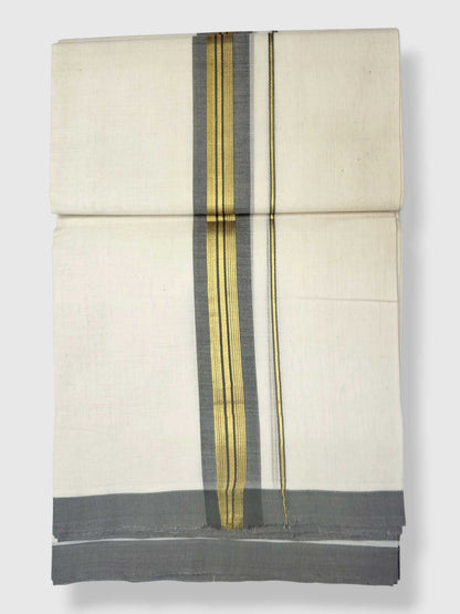 Kerala Balaramapuram Pure Cotton Handloom Mundu/Dhoti