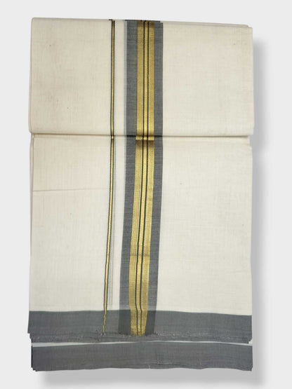 Kerala Balaramapuram Pure Cotton Handloom Mundu/Dhoti