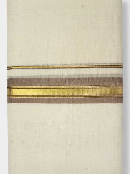 Kerala Balaramapuram Pure Cotton Handloom Mundu/Dhoti