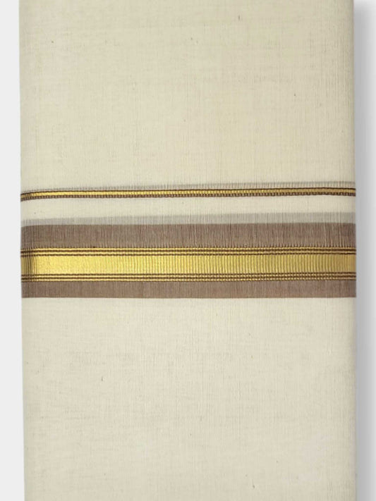 Kerala Balaramapuram Pure Cotton Handloom Mundu/Dhoti