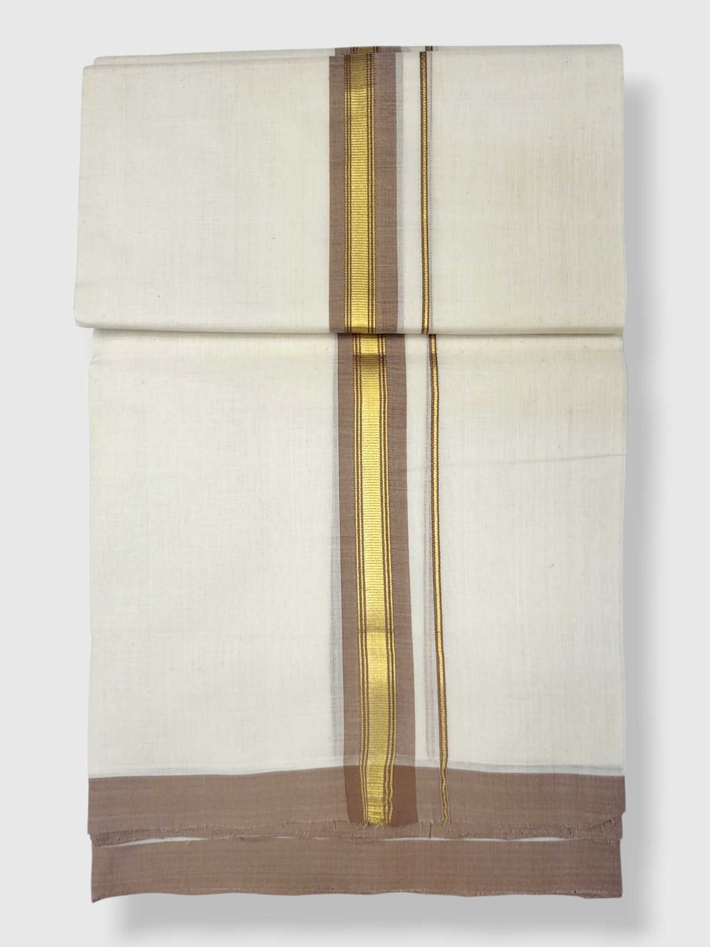 Kerala Balaramapuram Pure Cotton Handloom Mundu/Dhoti