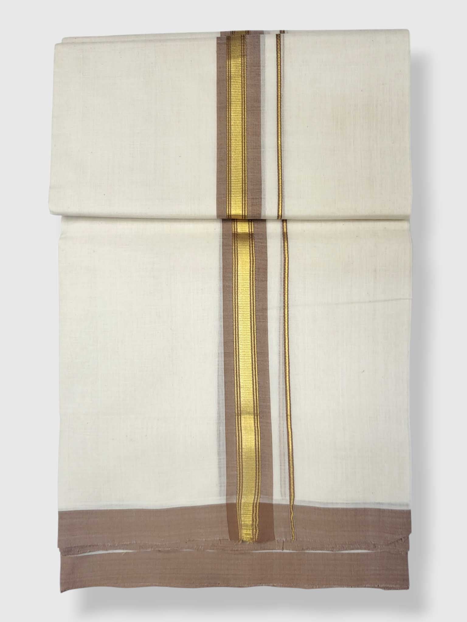Kerala Balaramapuram Pure Cotton Handloom Mundu/Dhoti