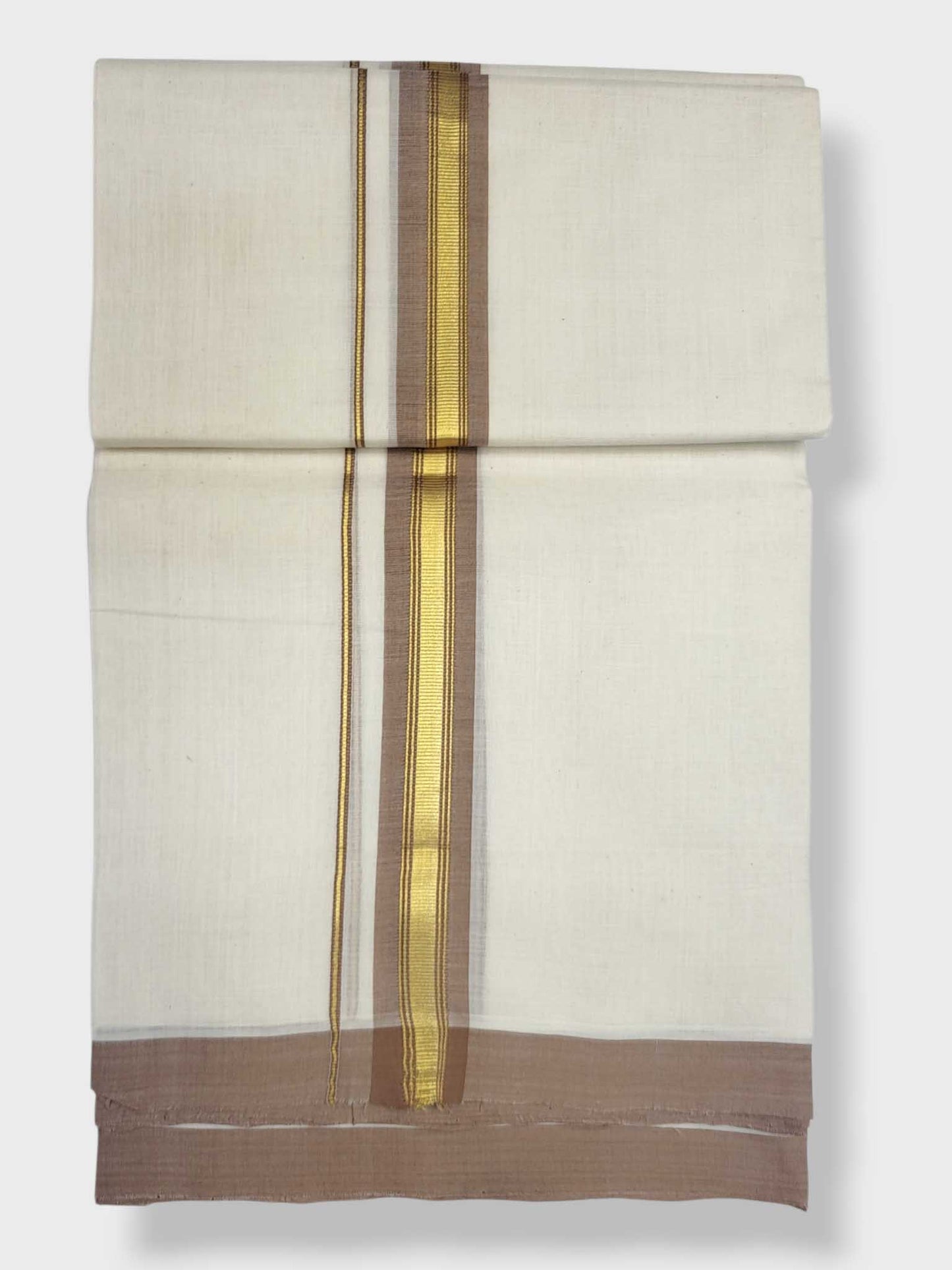 Kerala Balaramapuram Pure Cotton Handloom Mundu/Dhoti