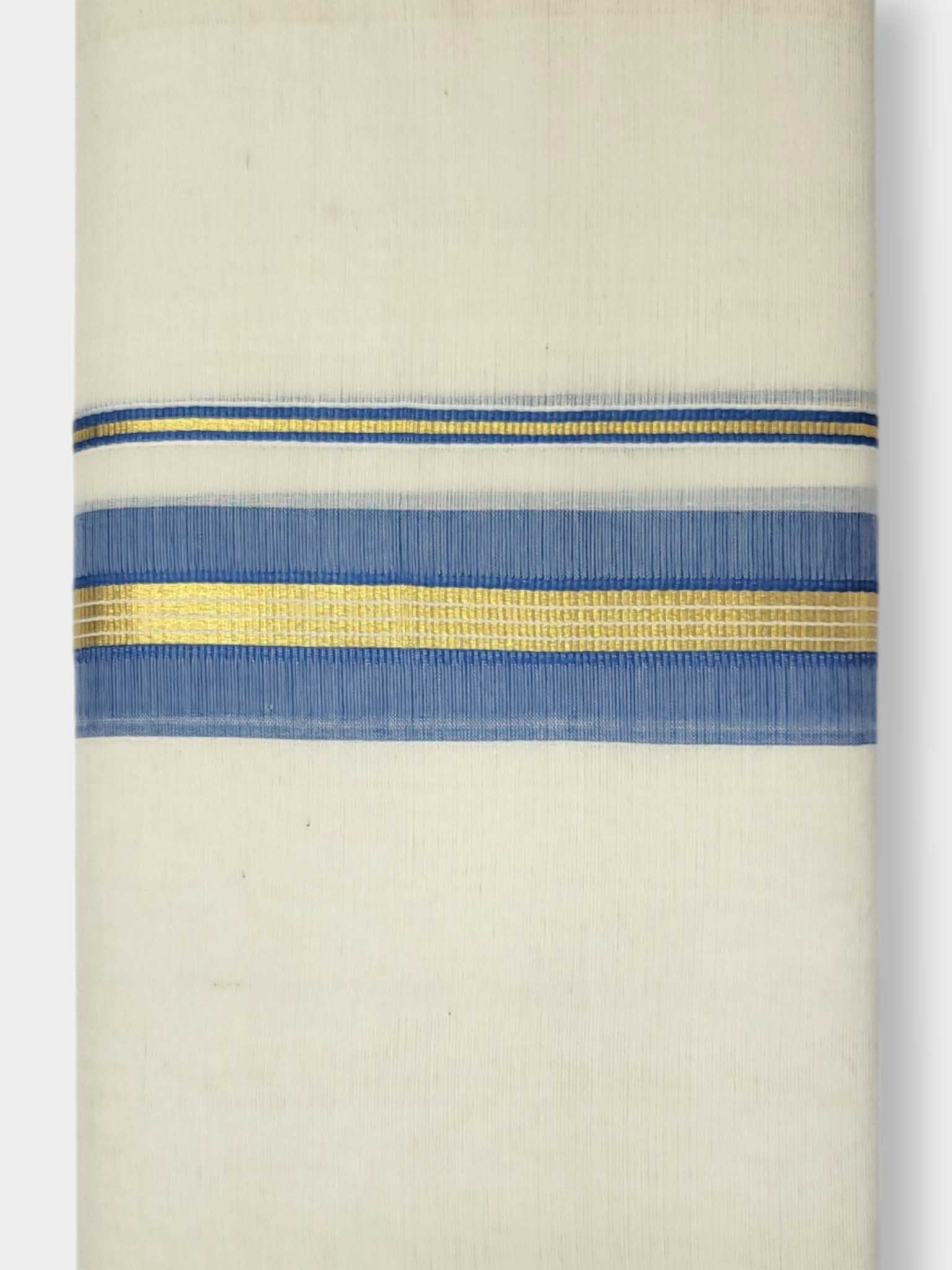 Kerala Balaramapuram Pure Cotton Handloom Mundu/Dhoti