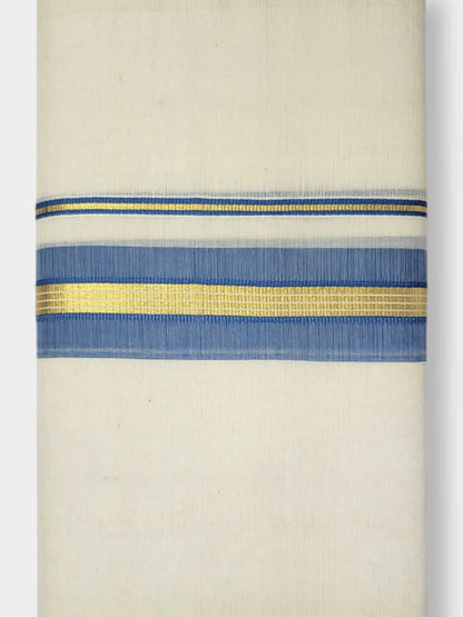 Kerala Balaramapuram Pure Cotton Handloom Mundu/Dhoti