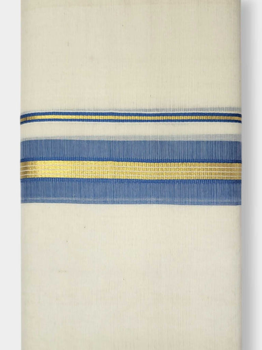 Kerala Balaramapuram Pure Cotton Handloom Mundu/Dhoti