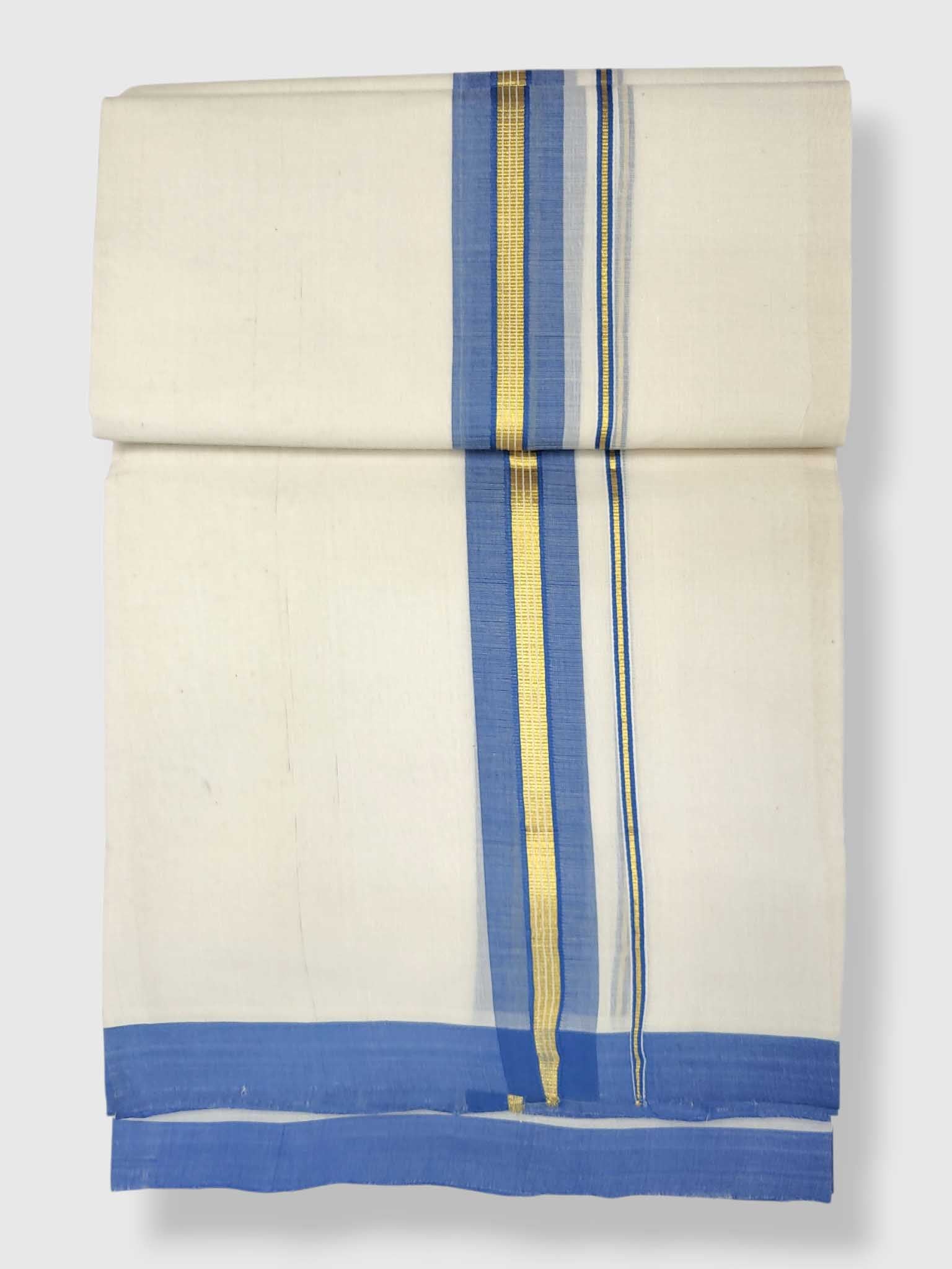 Kerala Balaramapuram Pure Cotton Handloom Mundu/Dhoti