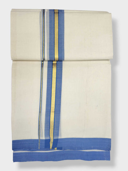 Kerala Balaramapuram Pure Cotton Handloom Mundu/Dhoti