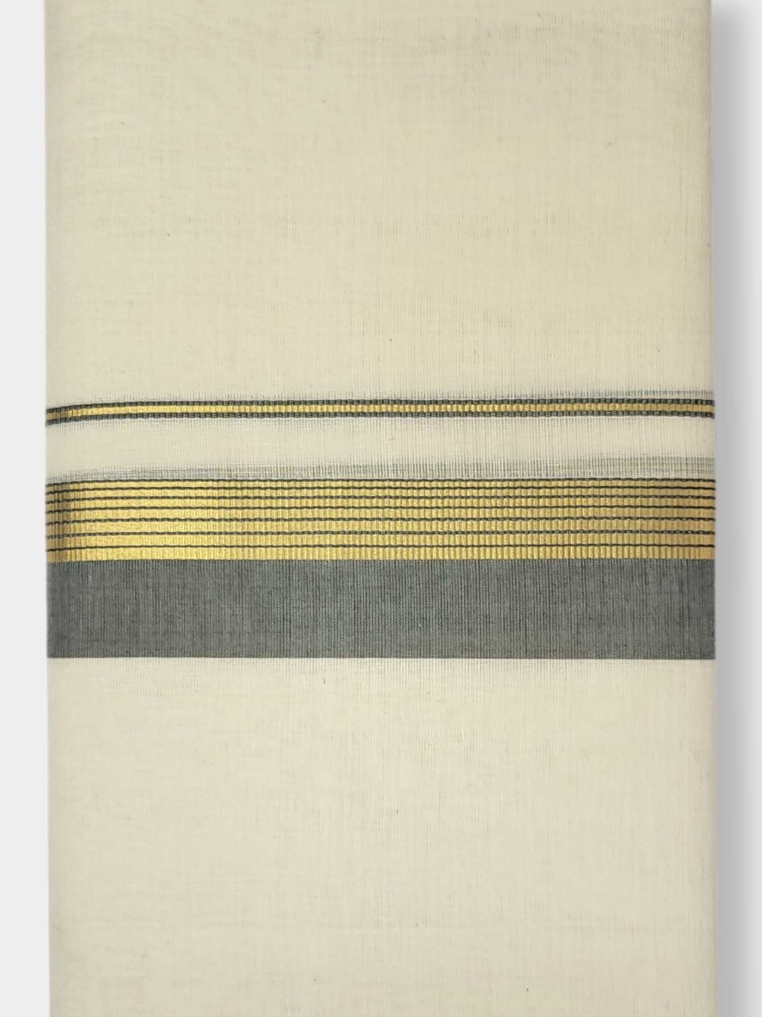 Kerala Balaramapuram Pure Cotton Handloom Mundu/Dhoti