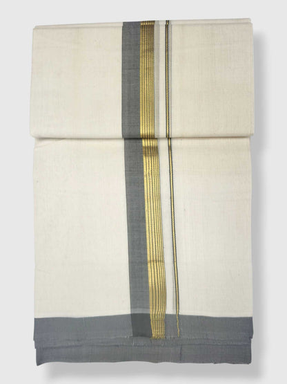 Kerala Balaramapuram Pure Cotton Handloom Mundu/Dhoti