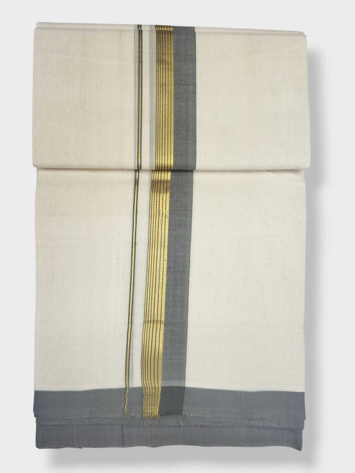 Kerala Balaramapuram Pure Cotton Handloom Mundu/Dhoti