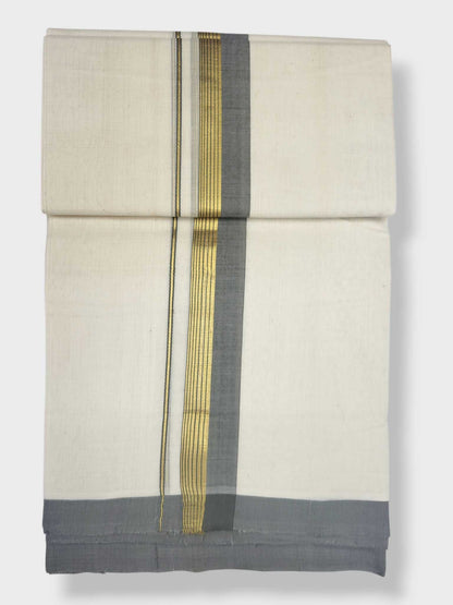 Kerala Balaramapuram Pure Cotton Handloom Mundu/Dhoti