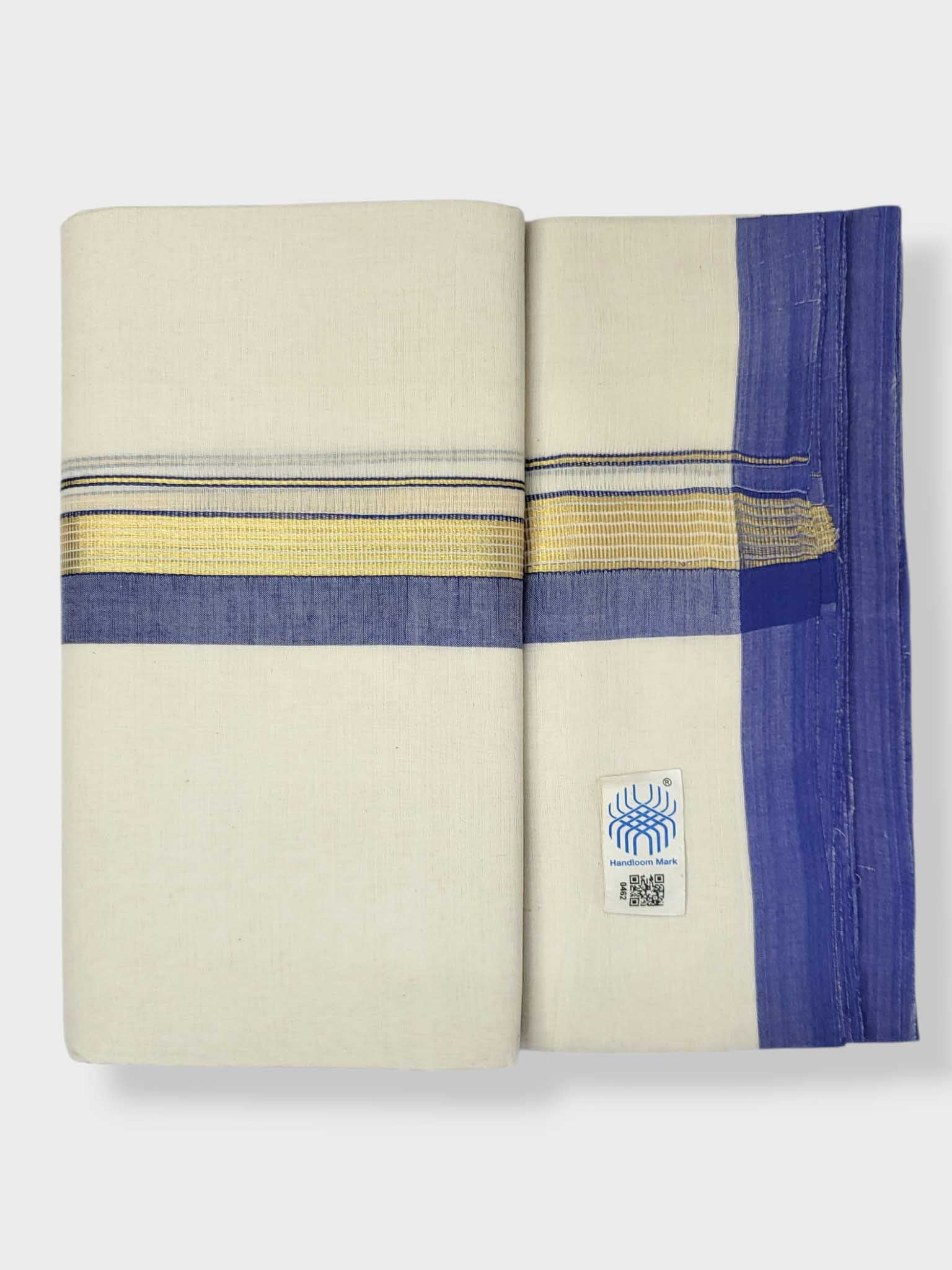 Kerala Balaramapuram Pure Cotton Handloom Mundu/Dhoti