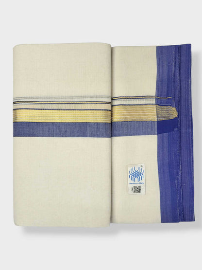Kerala Balaramapuram Pure Cotton Handloom Mundu/Dhoti