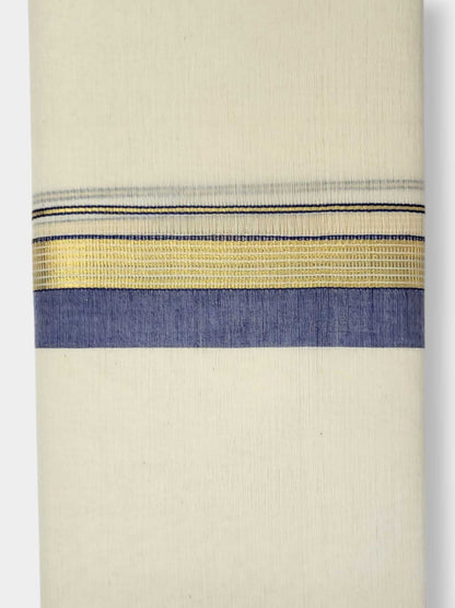Kerala Balaramapuram Pure Cotton Handloom Mundu/Dhoti
