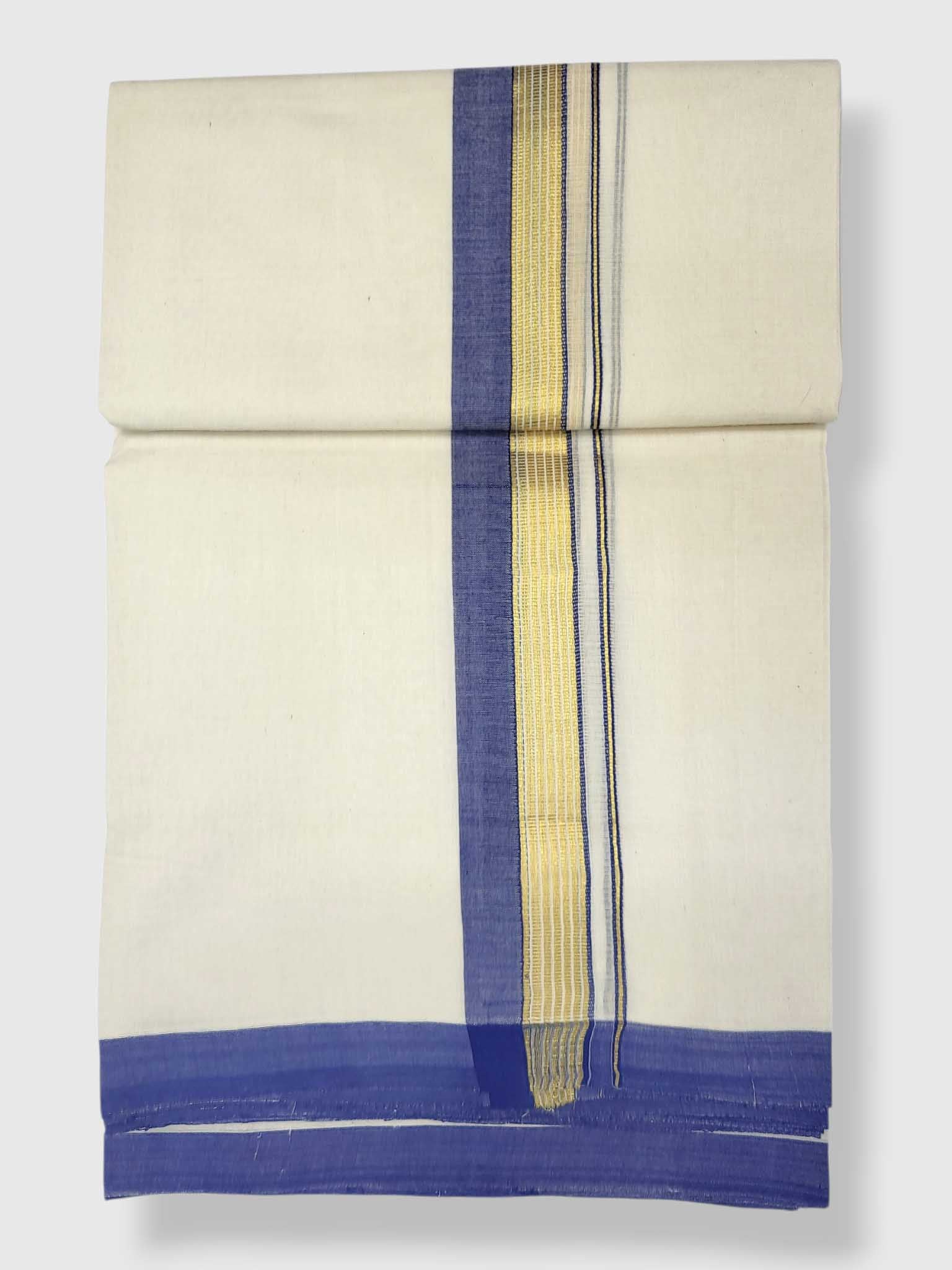 Kerala Balaramapuram Pure Cotton Handloom Mundu/Dhoti