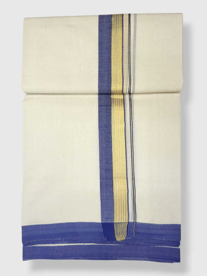 Kerala Balaramapuram Pure Cotton Handloom Mundu/Dhoti