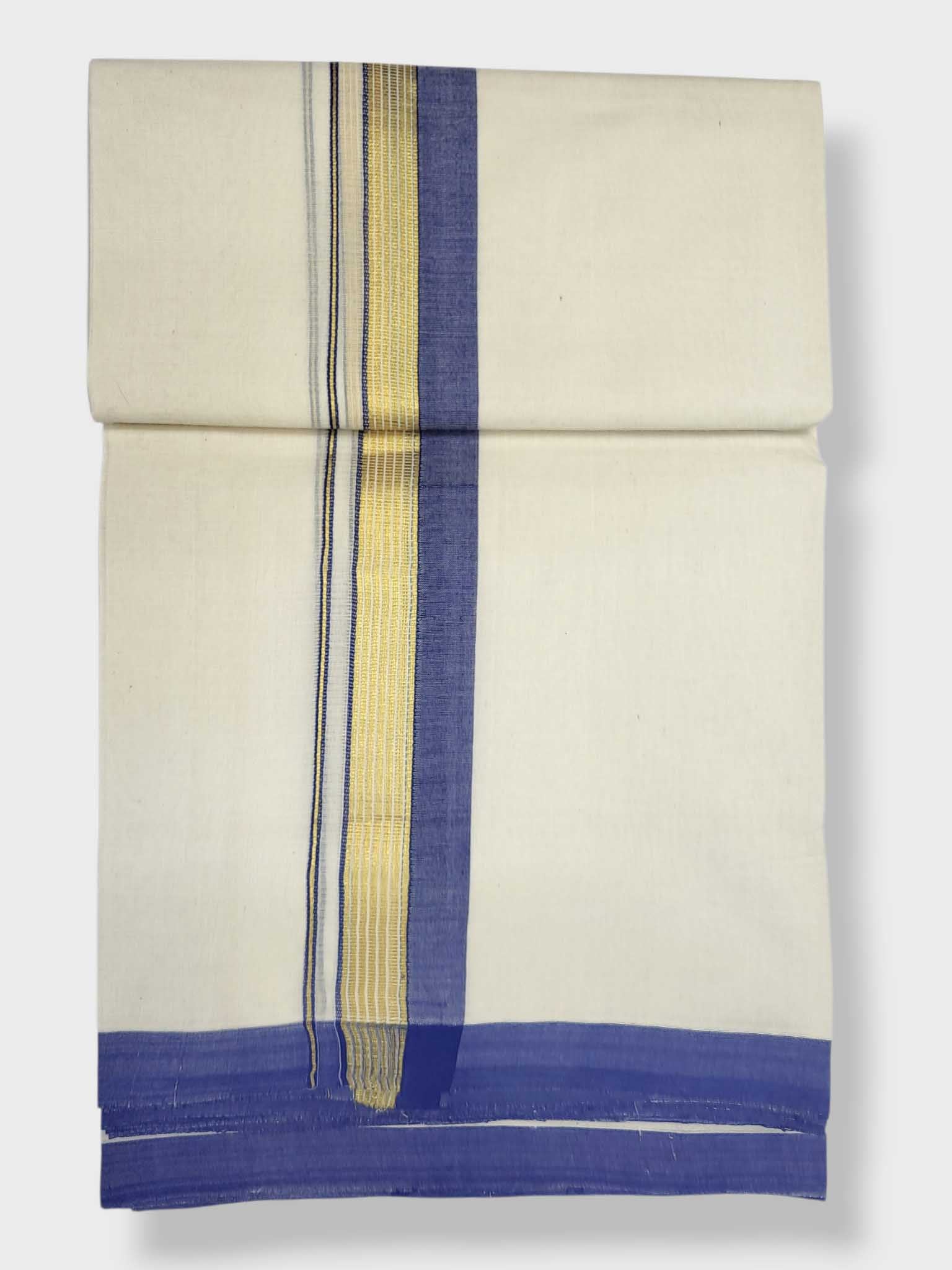 Kerala Balaramapuram Pure Cotton Handloom Mundu/Dhoti