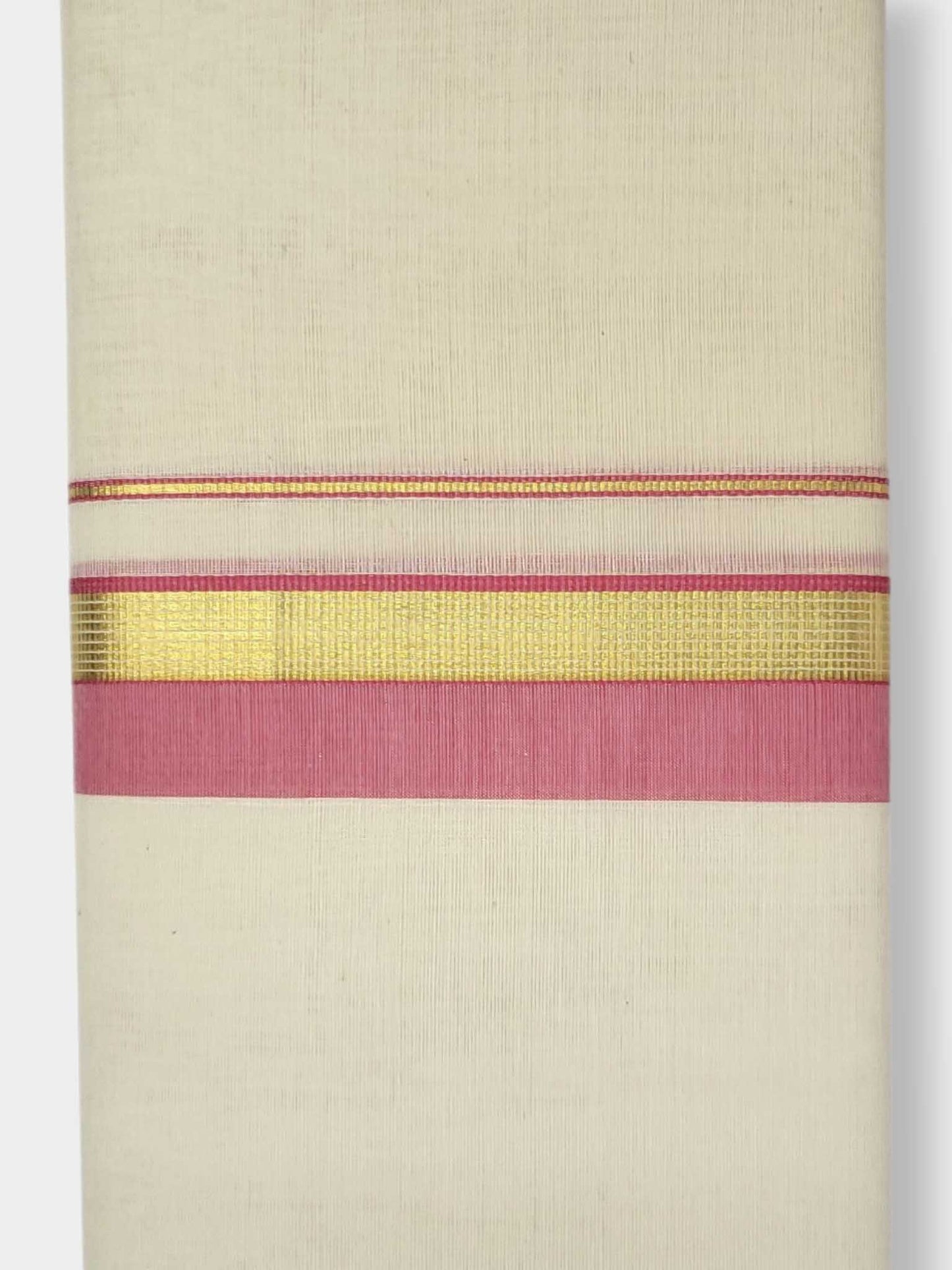 Kerala Balaramapuram Pure Cotton Handloom Mundu/Dhoti