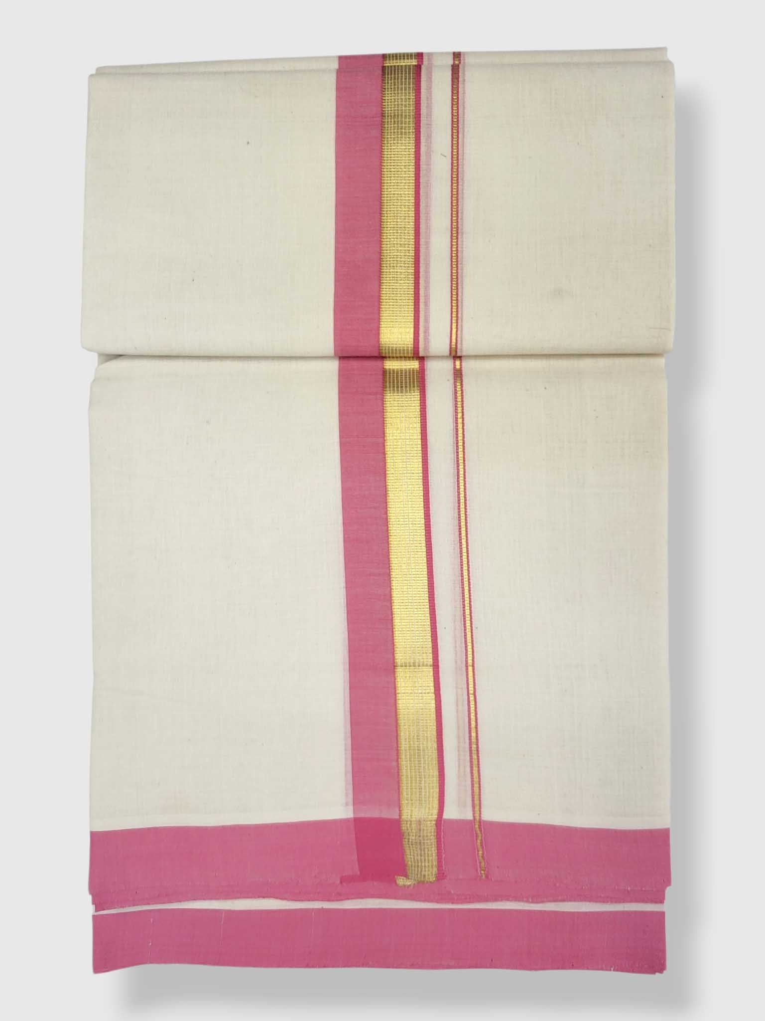 Kerala Balaramapuram Pure Cotton Handloom Mundu/Dhoti