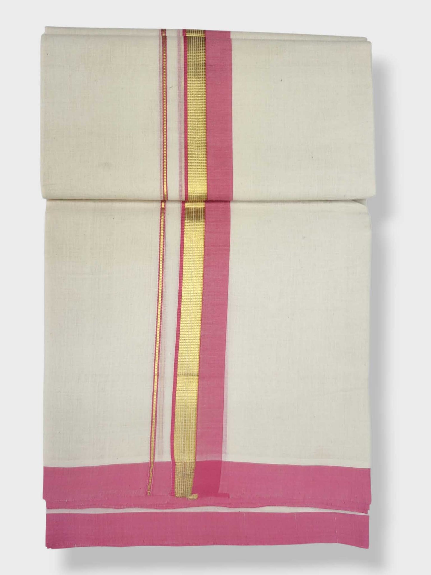 Kerala Balaramapuram Pure Cotton Handloom Mundu/Dhoti