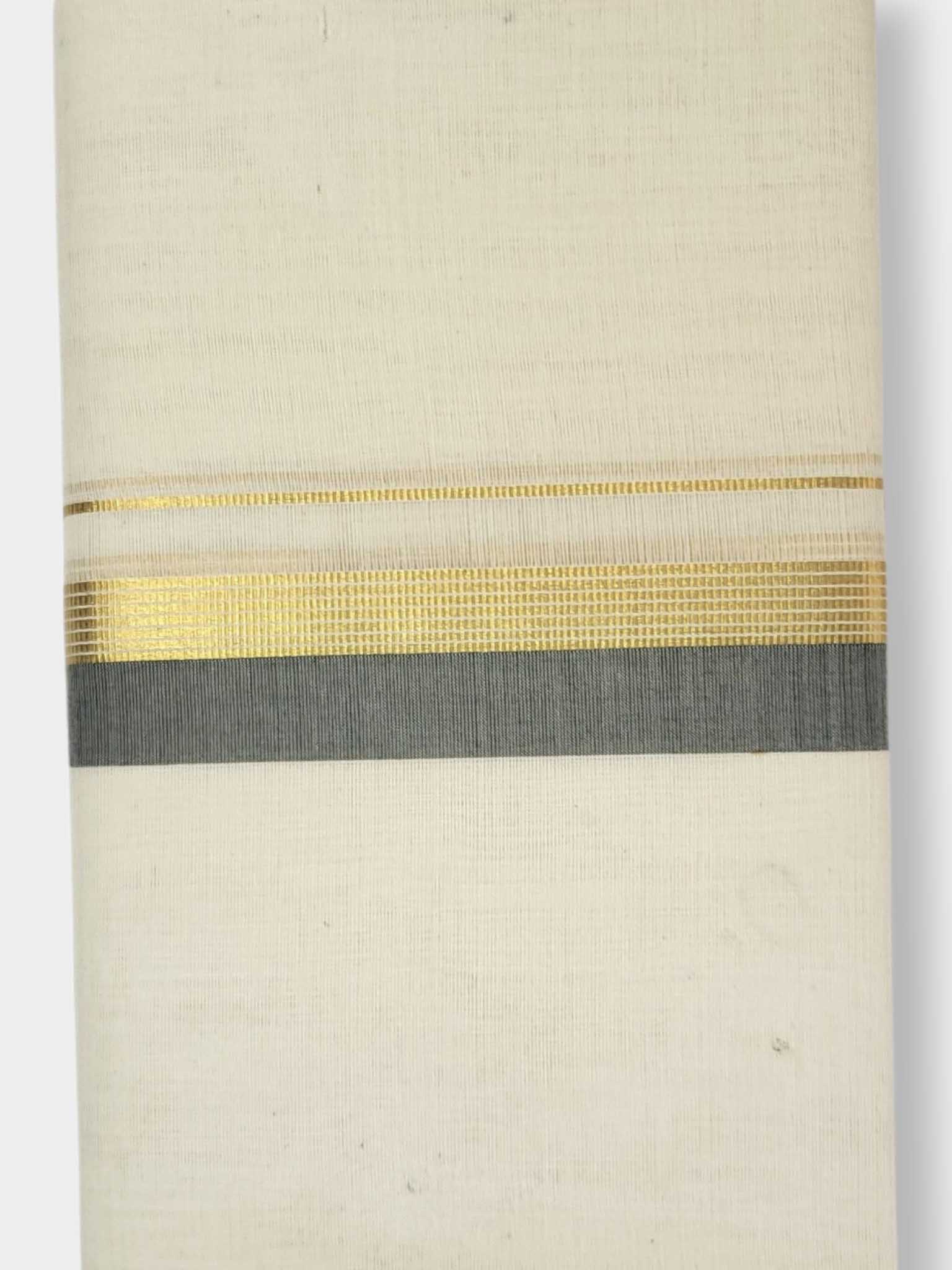 Kerala Balaramapuram Pure Cotton Handloom Mundu/Dhoti