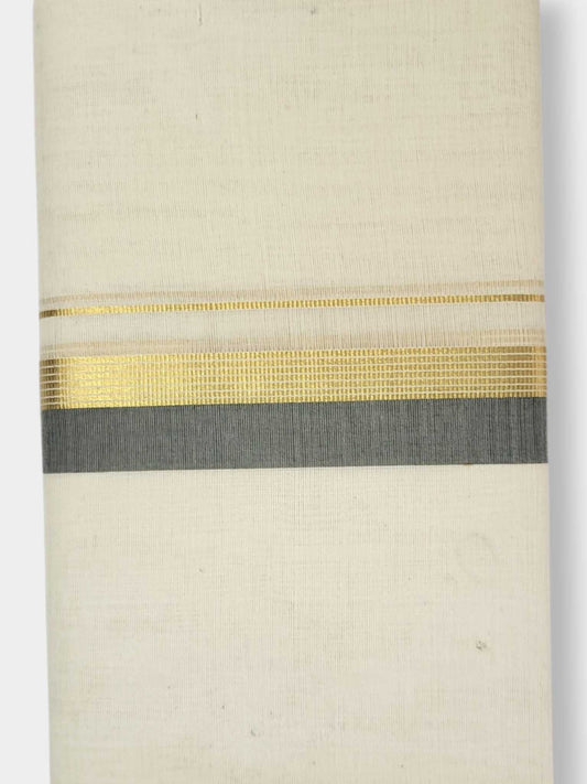 Kerala Balaramapuram Pure Cotton Handloom Mundu/Dhoti