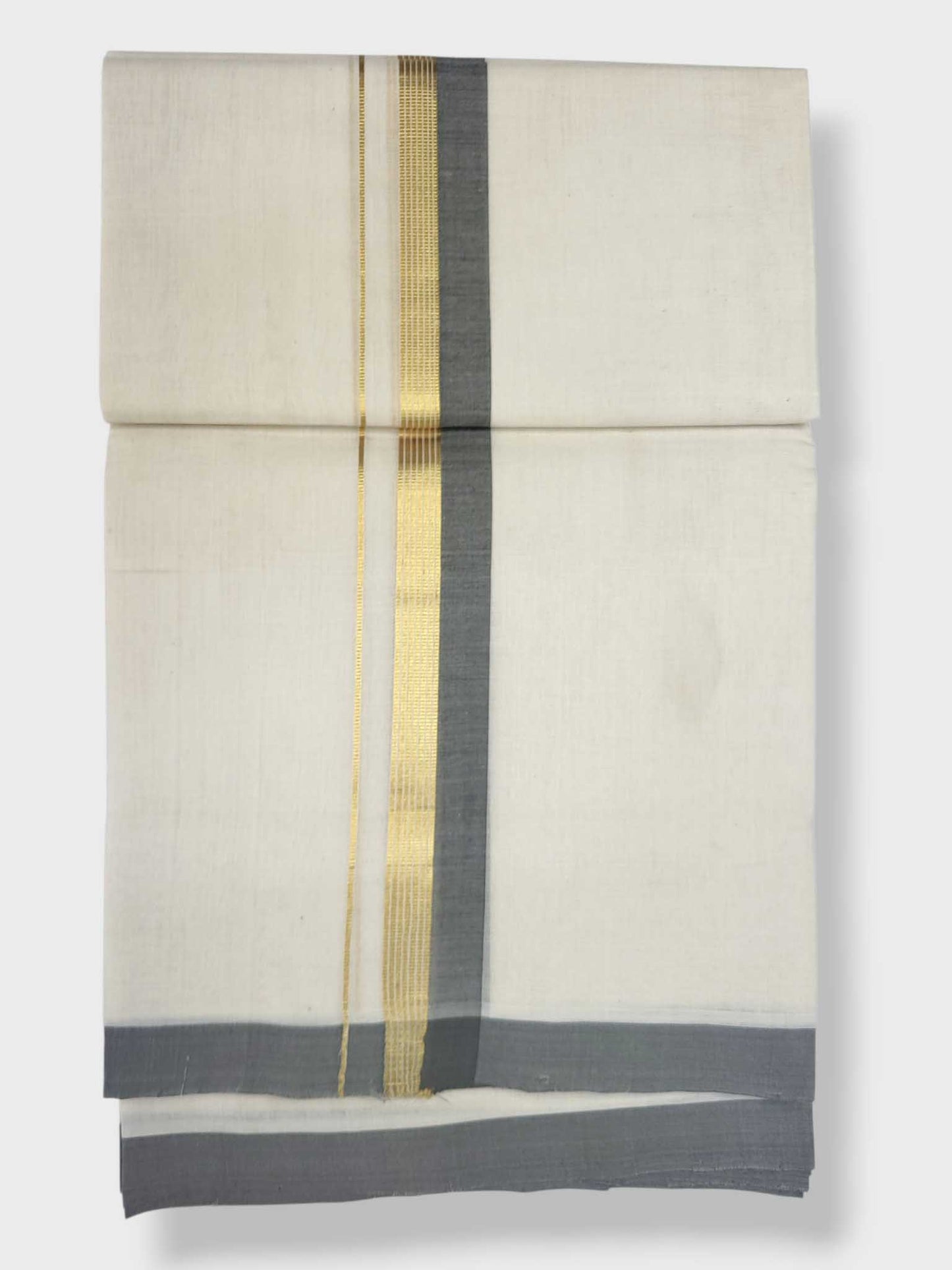 Kerala Balaramapuram Pure Cotton Handloom Mundu/Dhoti