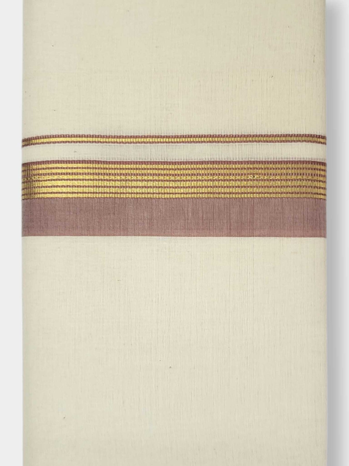 Kerala Balaramapuram Pure Cotton Handloom Mundu/Dhoti