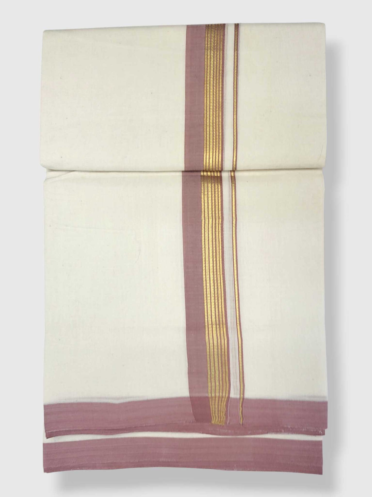 Kerala Balaramapuram Pure Cotton Handloom Mundu/Dhoti