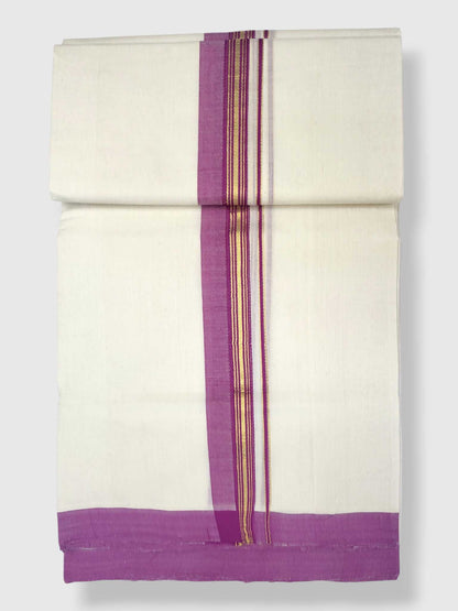 Kerala Balaramapuram Pure Cotton Handloom Mundu/Dhoti