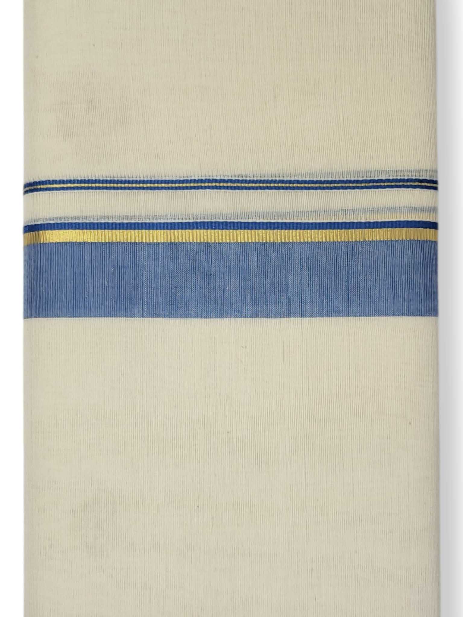 Kerala Balaramapuram Pure Cotton Handloom Mundu/Dhoti