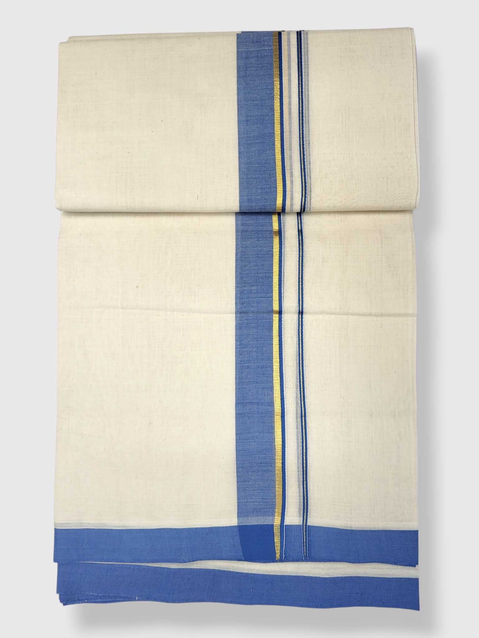 Kerala Balaramapuram Pure Cotton Handloom Mundu/Dhoti