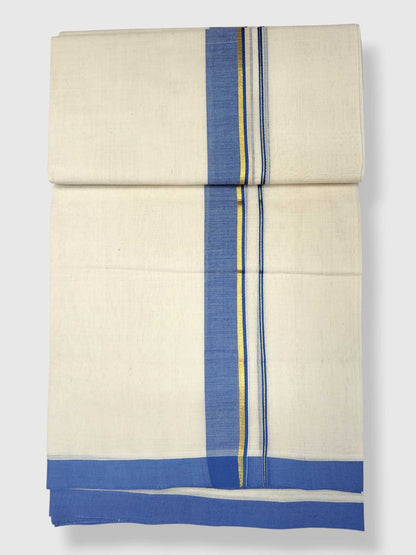 Kerala Balaramapuram Pure Cotton Handloom Mundu/Dhoti