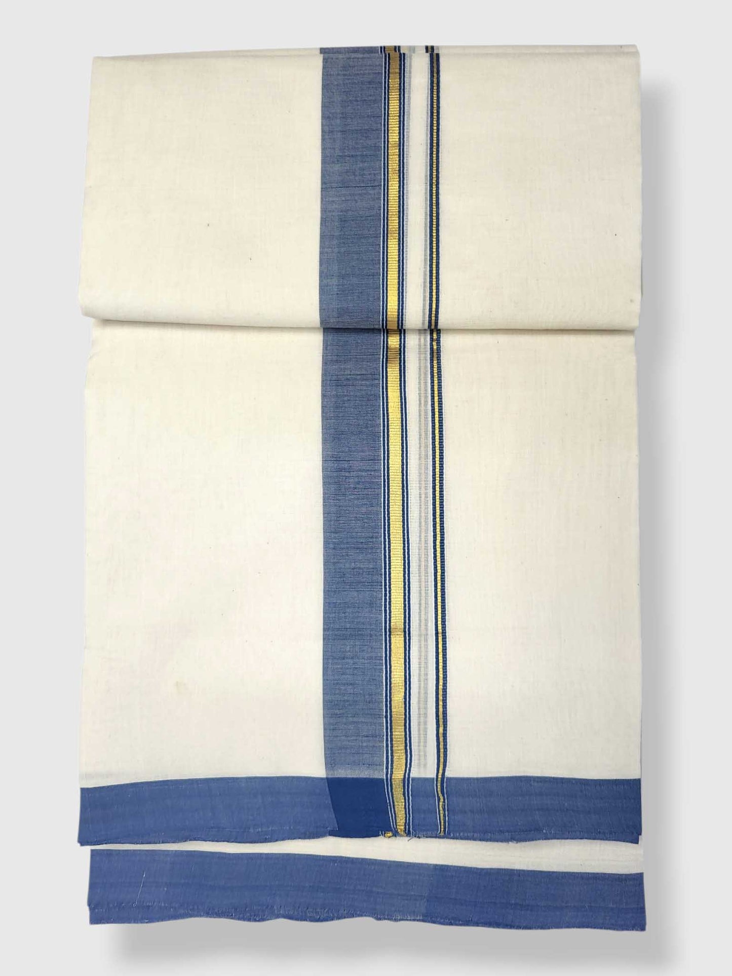 Kerala Balaramapuram Pure Cotton Handloom Mundu/Dhoti