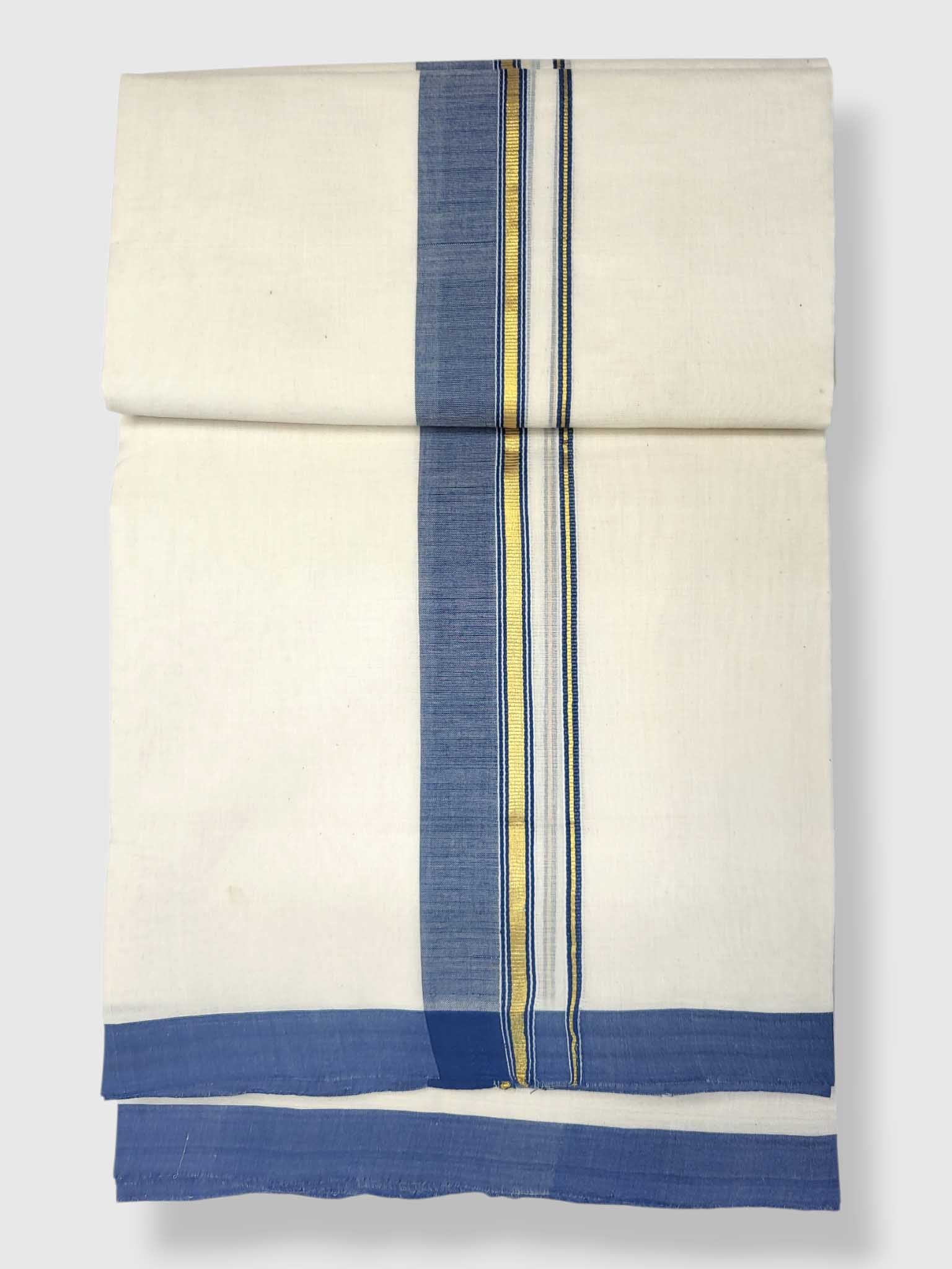 Kerala Balaramapuram Pure Cotton Handloom Mundu/Dhoti