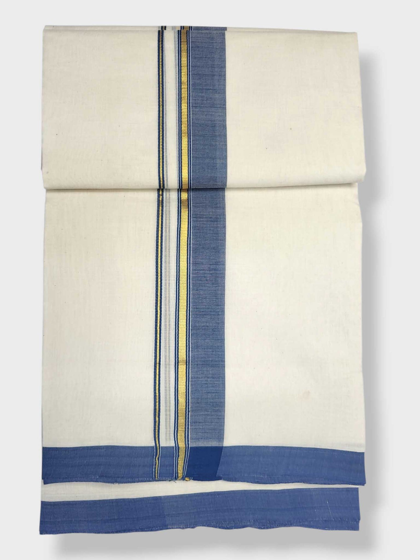 Kerala Balaramapuram Pure Cotton Handloom Mundu/Dhoti