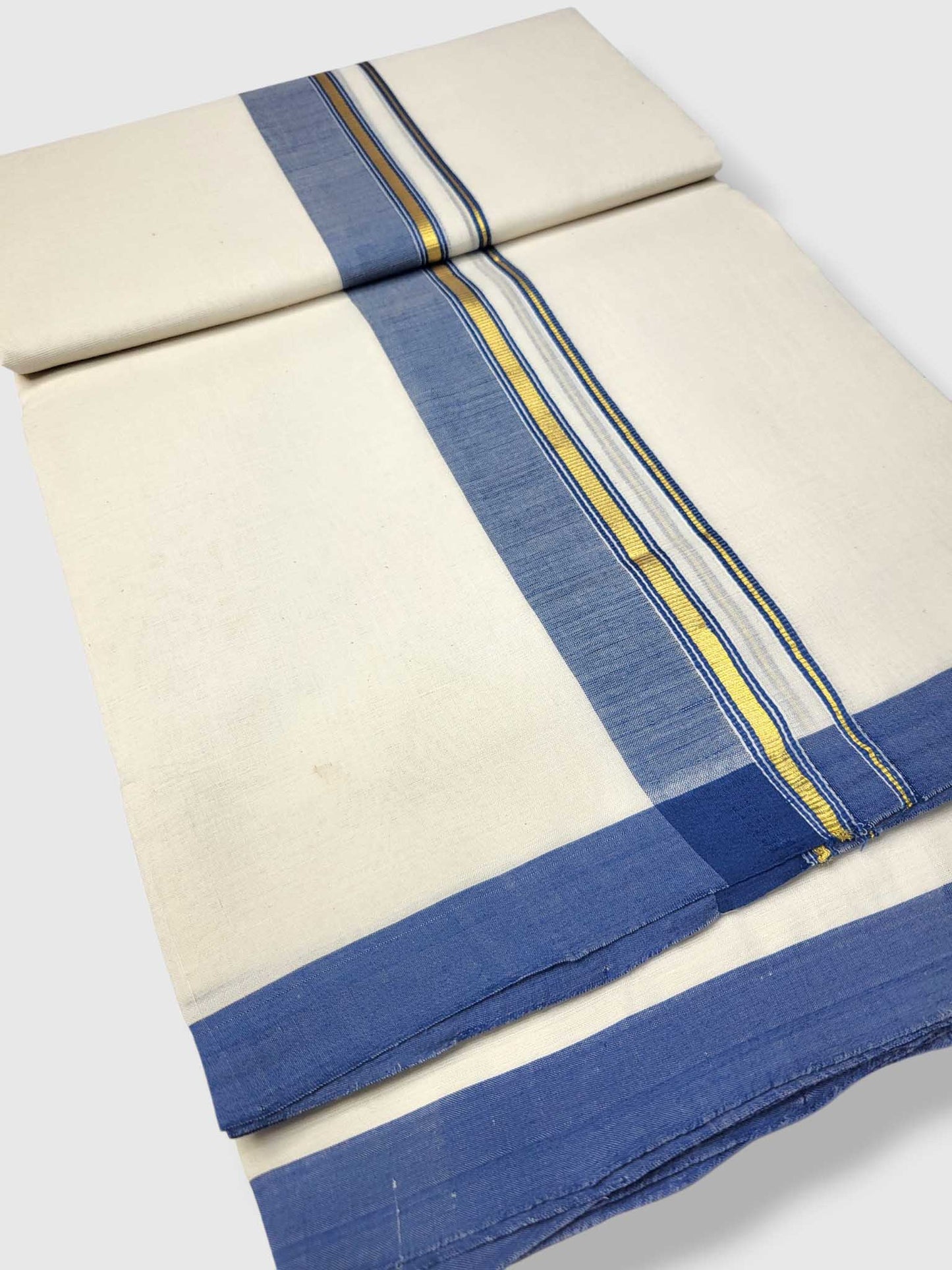 Kerala Balaramapuram Pure Cotton Handloom Mundu/Dhoti